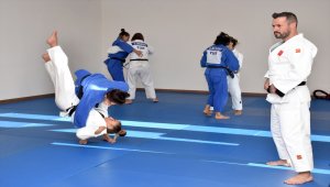 Judo Olimpik Milli Takımı'nın Erzurum kampı devam ediyor