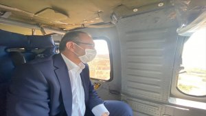 Kocaeli'de bayram trafiği havadan denetlendi