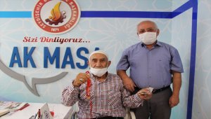 Konya'da parkta bulunan altın ve para dolu çanta sahibine teslim edildi