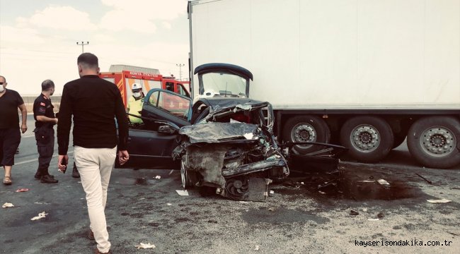Konya'da trafik kazasında 1 kişi öldü, 2 kişi yaralandı