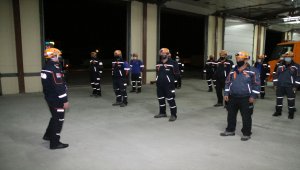 Marmara Depremi'nin 21. yılı nedeniyle Erzurum'da tatbikat yapıldı