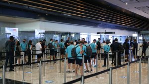 Medipol Başakşehir, Kopenhag maçı için Danimarka'ya gitti