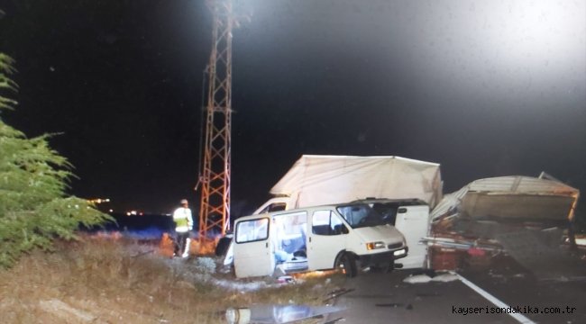 Nevşehir'de trafik kazası: 1 ölü, 8 yaralı