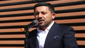 Nevşehir'den Suriye'ye 25 tır bims blok gönderildi