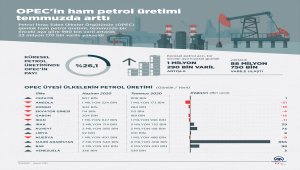 OPEC'in ham petrol üretimi temmuzda arttı
