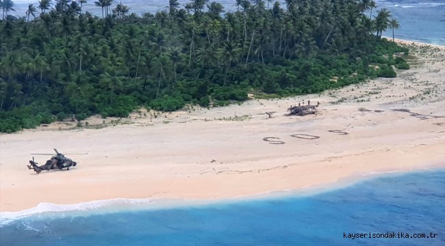 Pasifikteki kayıp denizciler, kumsala yazdıkları ''SOS'' mesajı sayesinde kurtuldu
