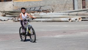 Şanlıurfa'da kaybolduktan 5 gün sonra bulunan çocuk bisiklet hayaline kavuştu