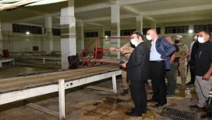 Şanlıurfa Valisi Abdulllah Erin Rasulayn'da incelemelerde bulundu