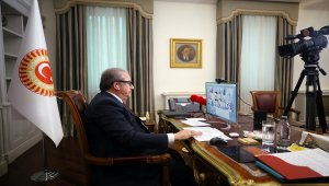 TBMM Başkanı Mustafa Şentop, PAB 5. Dünya Parlamento Başkanları Toplantısında konuştu: