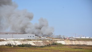Tekirdağ'da geri dönüşüm tesisinde yangın çıktı