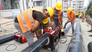 Trabzon'da 130 milyon liralık içme suyu projesinde ilk kazma vuruldu