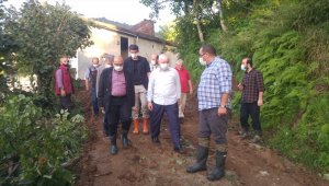 Trabzon'daki sel ve heyelan