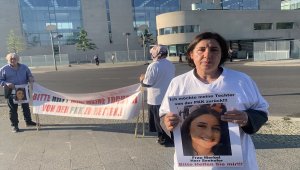 Almanya'da terör örgütü PKK tarafından kızı kaçırılan annenin eylemi sürüyor