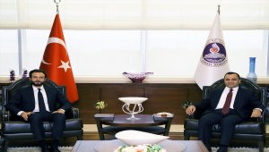 Anayasa Mahkemesi Başkanı Arslan, AİHM Başkanı Spano ile görüştü