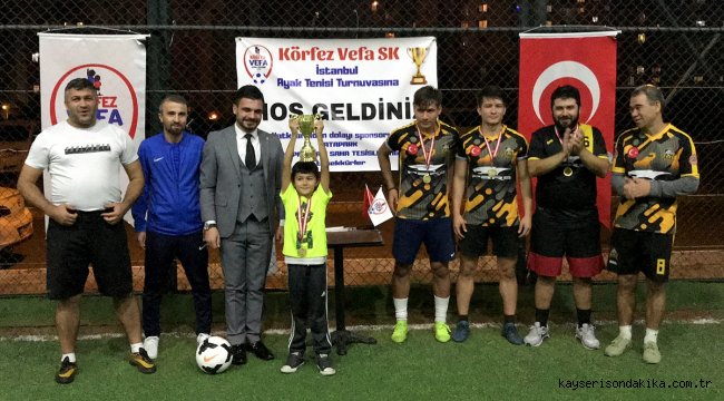 Ataşehir'de Körfez Vefa SK Ayak Tenisi Turnuvası yapıldı