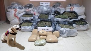 Batman'da 280 kilo 560 gram uyuşturucu ele geçirildi