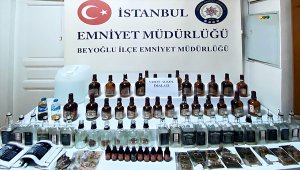 Beyoğlu'nda kaçak içki operasyonu