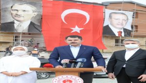 Çevre ve Şehircilik Bakanı Kurum'dan depremzedeler için yapılan konutlara ilişkin açıklama: