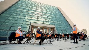 CSO'nun yeni binasının yapımında çalışan işçilere teşekkür konseri