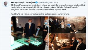 Cumhurbaşkanı Erdoğan'dan "Böyle Daha Güzelsin" sergisi paylaşımı