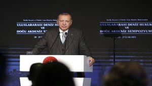 Cumhurbaşkanı Erdoğan, "Uluslararası Deniz Hukuku ve Doğu Akdeniz Sempozyumu"nda konuştu: (1)