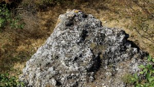 Edirne'de Traklara ait tarihi kaya sunağında"güneş diski" bulundu