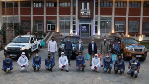 Erzurum'da "ilaçlama ve dezenfeksiyon timleri" Kovid-19'a karşı iş başında