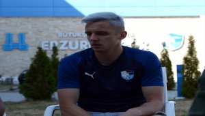 Erzurumsporlu Arvydas Novikovas, takımıyla ligde üst sıraları hedefliyor