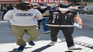 Eskişehir'de drone destekli operasyonda yakalanan 3 şüpheli tutuklandı