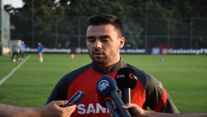 Gaziantep FK'li futbolcu Furkan Soyalp: "Trabzonspor'u yenip milli takım arasına moralli girmek istiyoruz"
