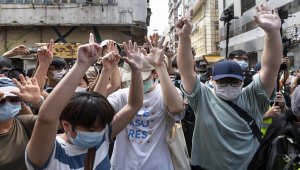 GÜNCELLEME - Hong Kong'da Yasama Konseyi seçimlerinin ertelenmesi protesto edildi