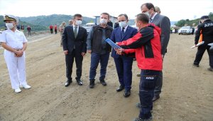 İçişleri Bakan Yardımcısı Çataklı Giresun'daki sel bölgesinde incelemede bulundu