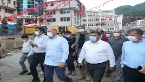 İçişleri Bakanı Soylu, Dereli'de incelemelerde bulundu