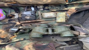 Irak'ın kuzeyinde terör örgütü PKK'ya ait silah ve mühimmat ele geçirildi