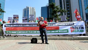 İsrail'le normalleşme anlaşmaları İstanbul'da protesto edildi 