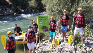 Kaçkarlar'ın zirvesindeki İspir Yedigöller'de doğa yürüyüşü ve rafting etkinliği