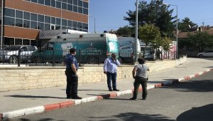 Karantinada olması gerekirken İl Sağlık Müdürlüğüne gelince cezayı yedi