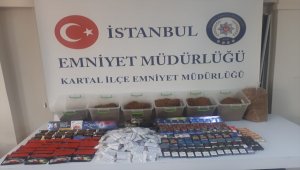 Kartal'da kaçak tütün operasyonu