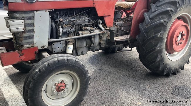 Kayseri Haberi: Kayseri'de borcunu ödemeyen kişinin eski eşine ait traktörü çaldı