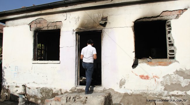 Kayseri'de müstakil evde çıkan yangında 6 kişi yaralandı