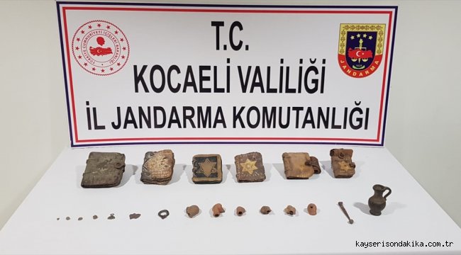 Kocaeli'de tarihi eser kaçakçılığı operasyonu: 5 gözaltı
