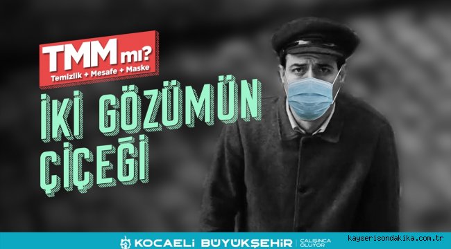 Kocaeli'de Yeşilçam sanatçılarının fotoğraflarıyla "maske çağrısı" 