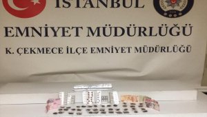 Küçükçekmece'de uyuşturucu operasyonunda 1 kişi yakalandı