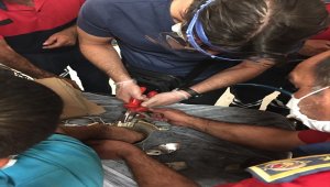 Mardin'de eli kıyma makinesine sıkışan kişi yaralandı