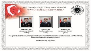 MSB, Van'da şehit olan askerler için başsağlığı mesajı yayımladı