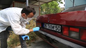 Muğla&#39;da trafik kontrolü için durdurulan otomobilin çalıntı olduğu belirlendi