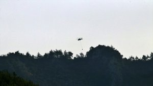Osmaniye'deki orman yangınına havadan müdahale yeniden başladı