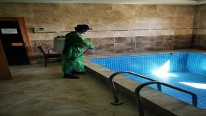 Sivasspor tesisleri dezenfekte edildi 