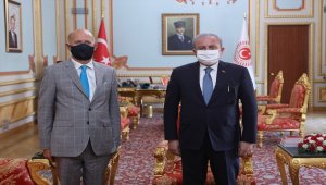 TBMM Başkanı Şentop İngiltere Büyükelçisi Chilcott'u kabul etti
