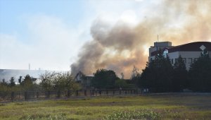 Tekirdağ'da boya fabrikasında çıkan yangın söndürüldü